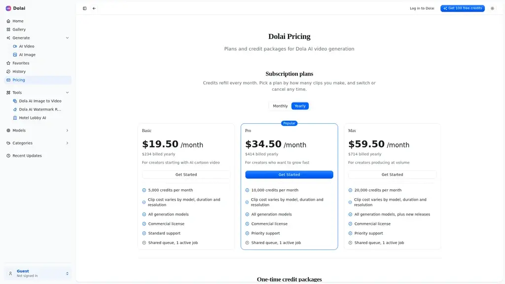 Dolai AI Video Generator - Screenshot 2