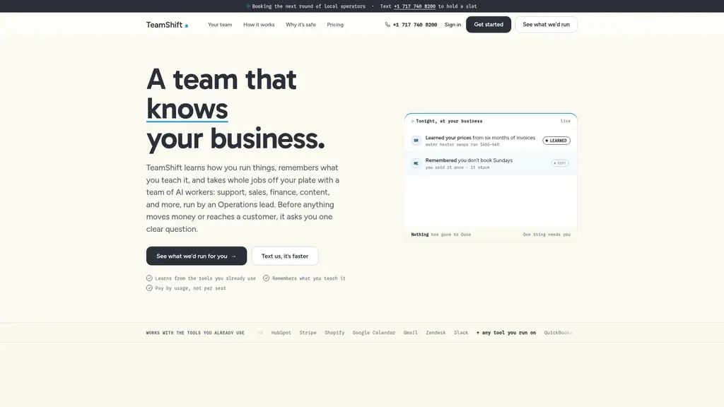 TeamShift - Main Image